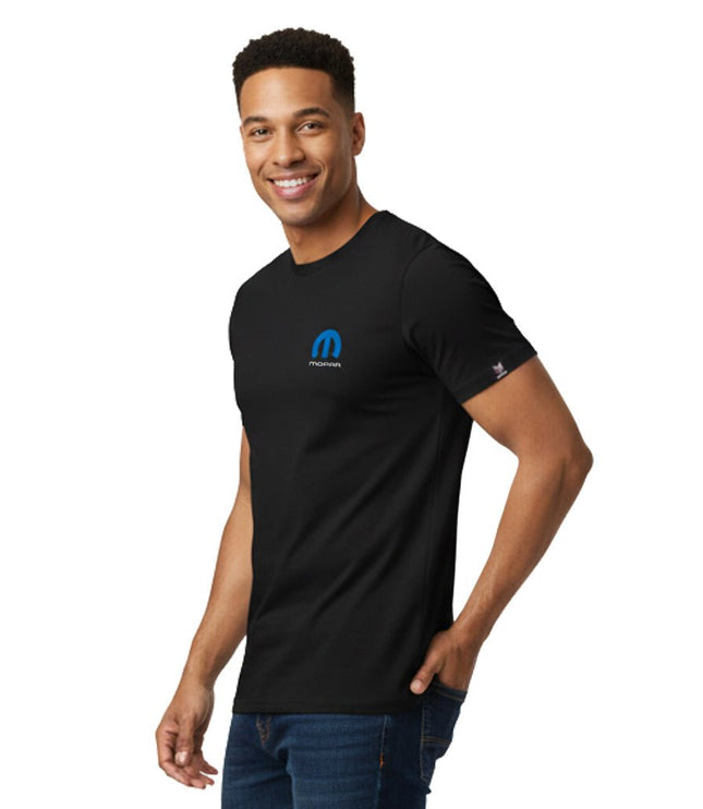 Marwin Sports Mopar Men's Cotton Crew Neck Tee - Black - Marwin Sports