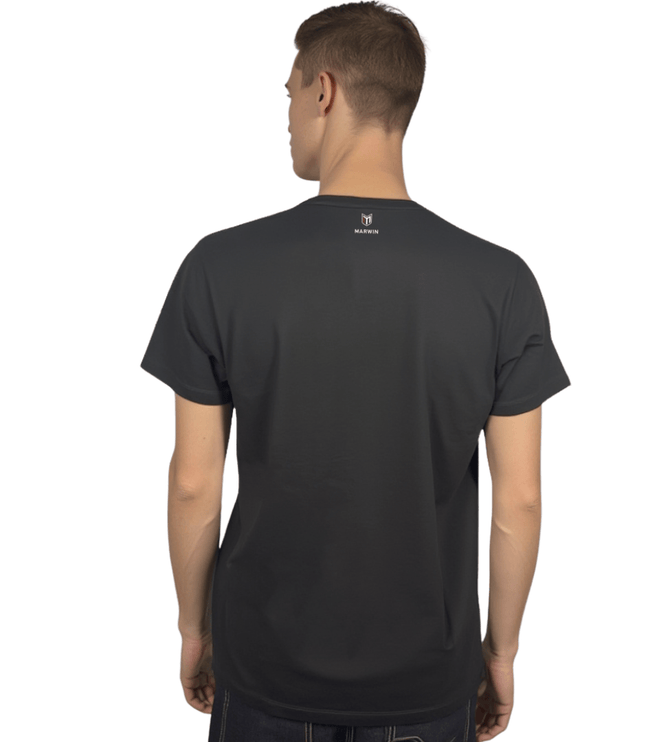 Marwin Sports Mopar Men's Cotton Crew Neck Tee - Black - Marwin Sports