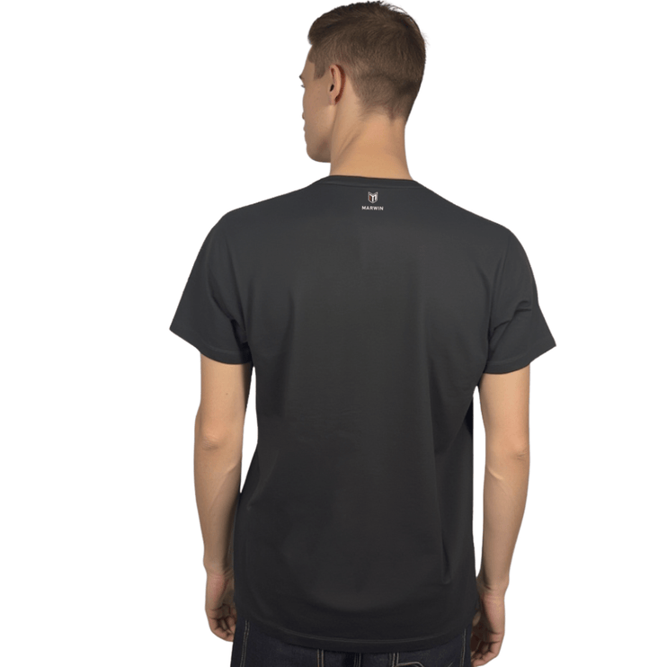 Marwin Sports Mopar Men's Cotton Crew Neck Tee - Black - Marwin Sports