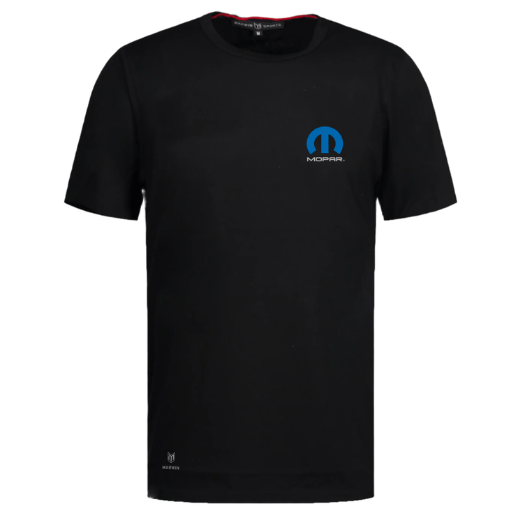 Marwin Sports Mopar Men's Cotton Crew Neck Tee - Black - Marwin Sports