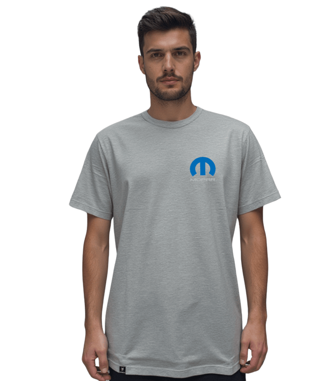 Marwin Sports Mopar Men's Cotton Crew Neck Tee - Grey - Marwin Sports