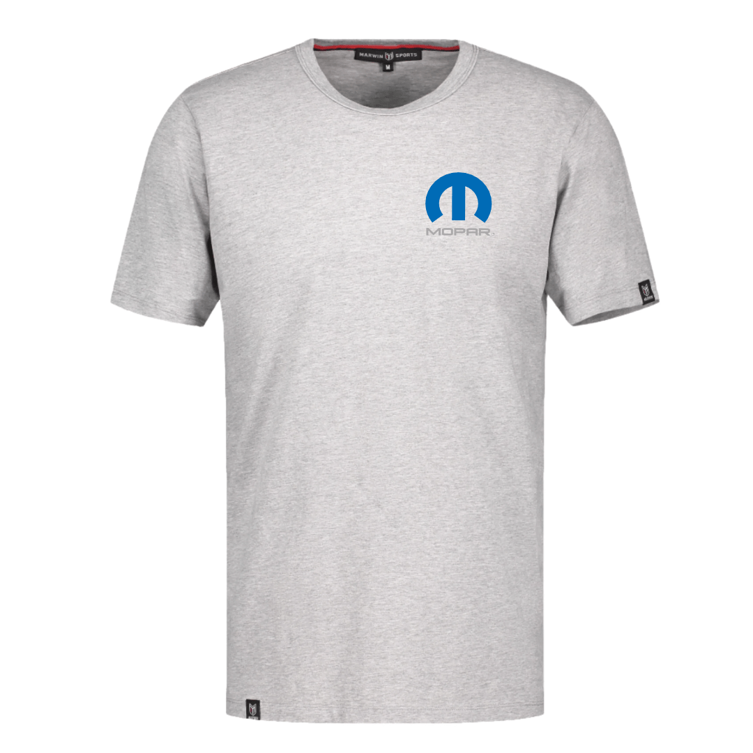 Marwin Sports Mopar Men's Cotton Crew Neck Tee - Grey - Marwin Sports