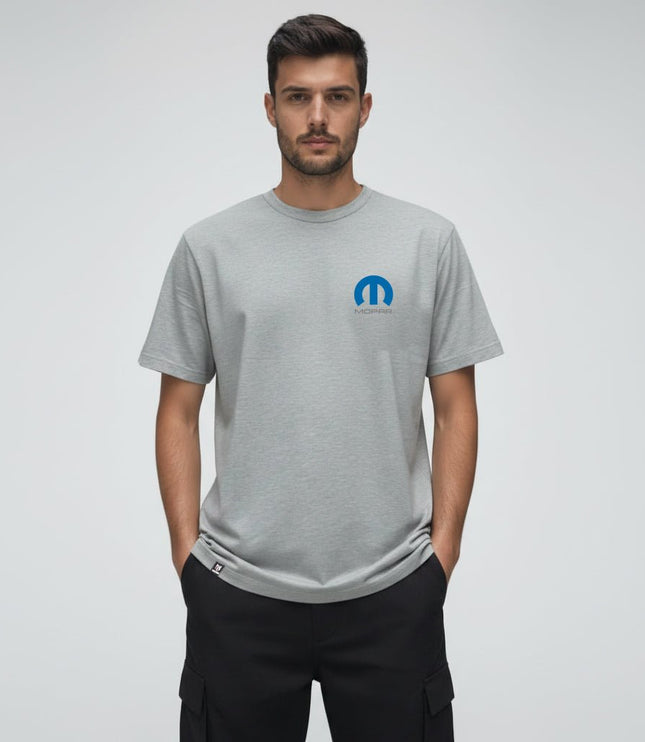 Marwin Sports Mopar Men's Cotton Crew Neck Tee - Grey - Marwin Sports