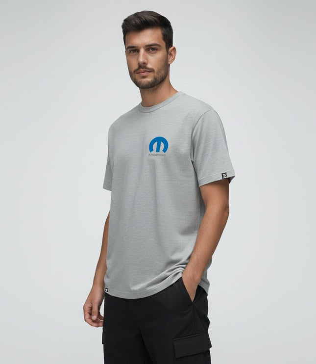 Marwin Sports Mopar Men's Cotton Crew Neck Tee - Grey - Marwin Sports