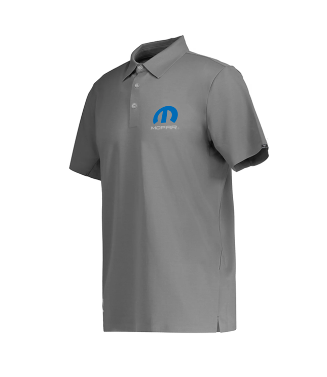 Marwin Sports Mopar Men's Poly Button Polo - Grey - Marwin Sports