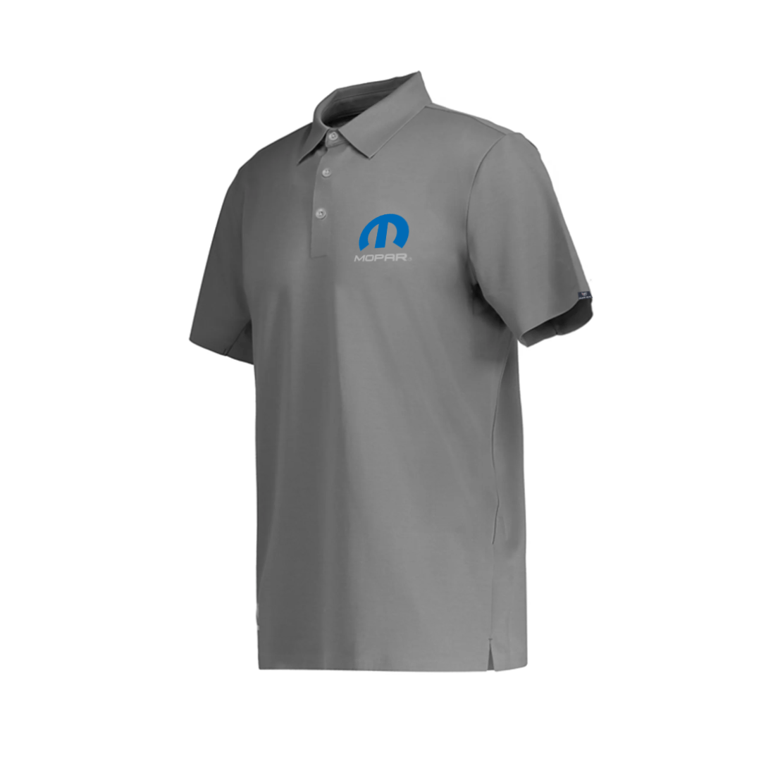 Marwin Sports Mopar Men's Poly Button Polo - Grey - Marwin Sports