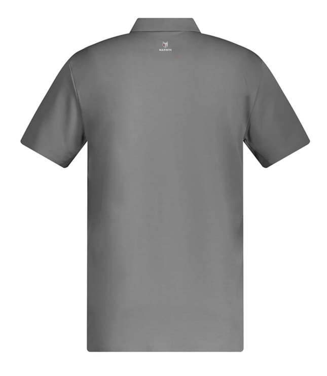 Marwin Sports Mopar Men's Poly Button Polo - Grey - Marwin Sports