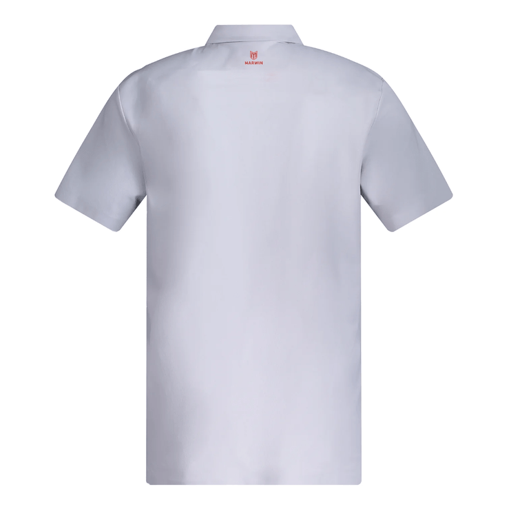 Marwin Sports Mopar Men's Poly Button Polo - White - Marwin Sports