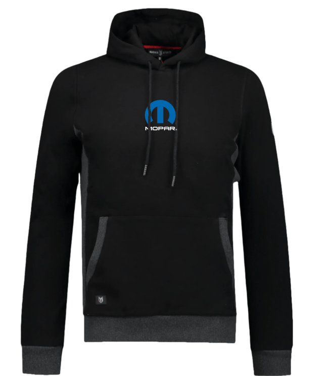 Marwin Sports Mopar Men's Pullover Hoodie - Black/Grey - Marwin Sports