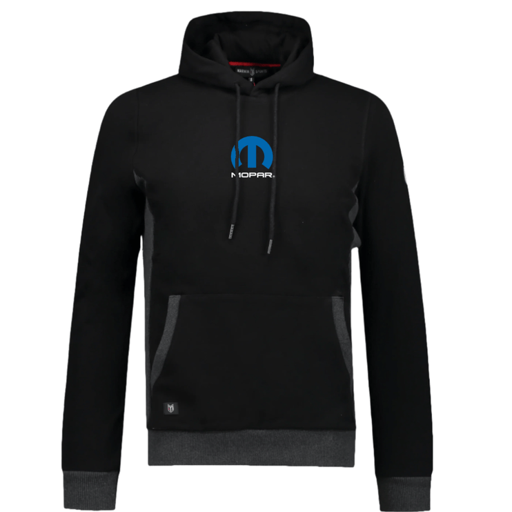 Marwin Sports Mopar Men's Pullover Hoodie - Black/Grey - Marwin Sports