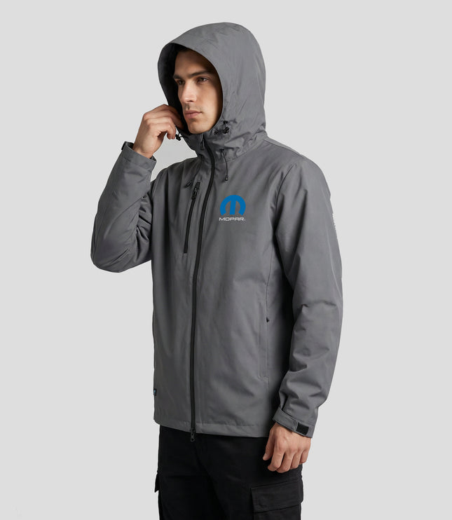 Marwin Sports Mopar Men's Rain Jacket - Grey/Black - Marwin Sports