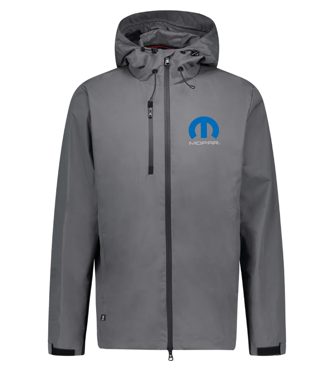 Marwin Sports Mopar Men's Rain Jacket - Grey/Black - Marwin Sports
