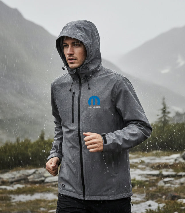 Marwin Sports Mopar Men's Rain Jacket - Grey/Black - Marwin Sports