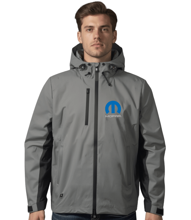 Marwin Sports Mopar Men's Rain Jacket - Grey/Black - Marwin Sports