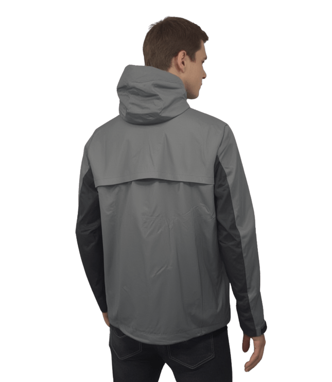 Marwin Sports Mopar Men's Rain Jacket - Grey/Black - Marwin Sports