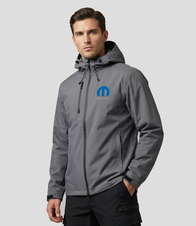 Marwin Sports Mopar Men's Rain Jacket - Grey/Black - Marwin Sports