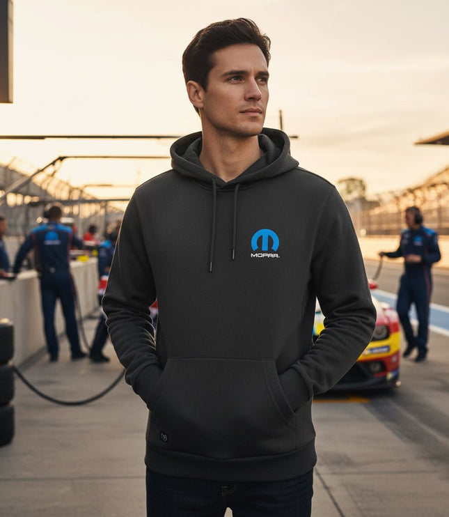 Marwin Sports Mopar Pullover Men's Hoodie - Black - Marwin Sports