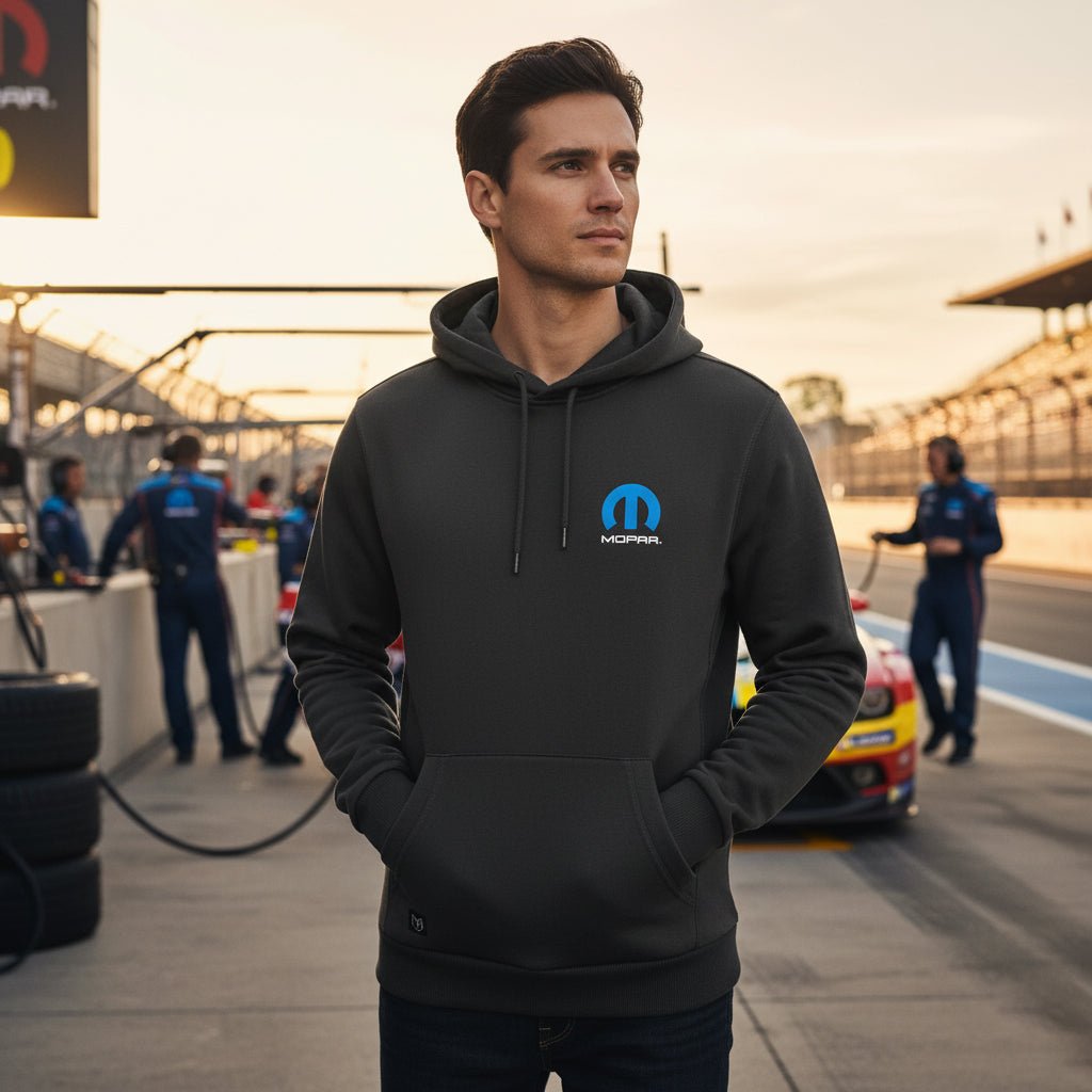 Marwin Sports Mopar Pullover Men's Hoodie - Black - Marwin Sports