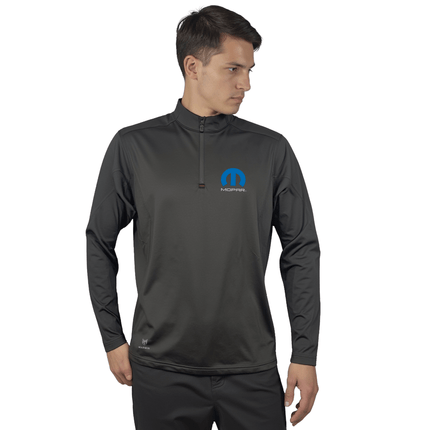 Marwin Sports Mopar Quarter Zip Men's Pullover - Black - Marwin Sports