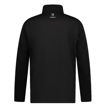 Marwin Sports Mopar Quarter Zip Men's Pullover - Black - Marwin Sports