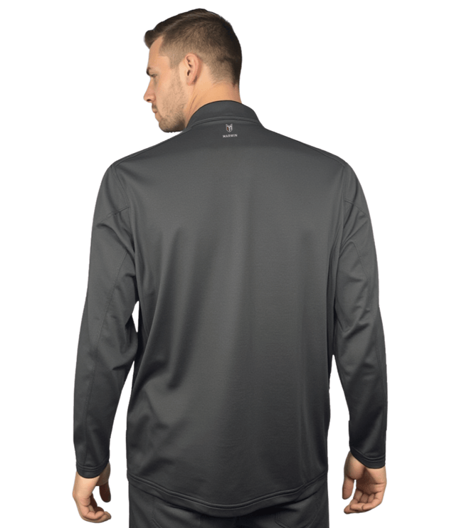 Marwin Sports Mopar Quarter Zip Men's Pullover - Black - Marwin Sports