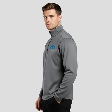 Marwin Sports Mopar Quarter Zip Men's Pullover - Grey - Marwin Sports