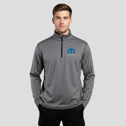 Marwin Sports Mopar Quarter Zip Men's Pullover - Grey - Marwin Sports