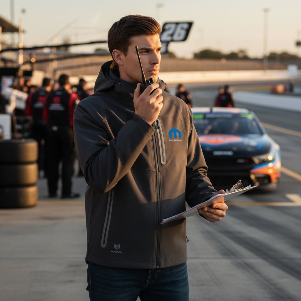 Marwin Sports Mopar Seamless Enzo Men's Hooded Jacket - Marwin Sports