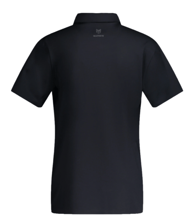Marwin Sports Mopar Seamless Zipper Men's Polo - Black - Marwin Sports