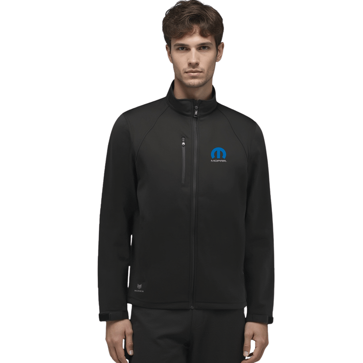 Marwin Sports Mopar Softshell Men's Jacket - Black - Marwin Sports