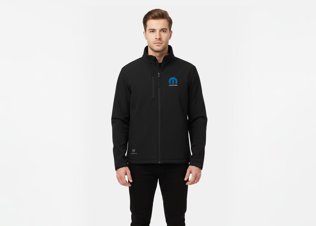 Marwin Sports Mopar Softshell Men's Jacket - Black - Marwin Sports