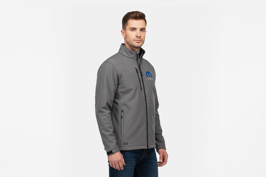 Marwin Sports Mopar Softshell Men's Jacket - Grey/Black - Marwin Sports