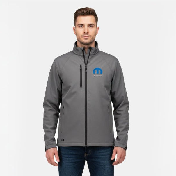 Marwin Sports Mopar Softshell Men's Jacket - Grey/Black - Marwin Sports