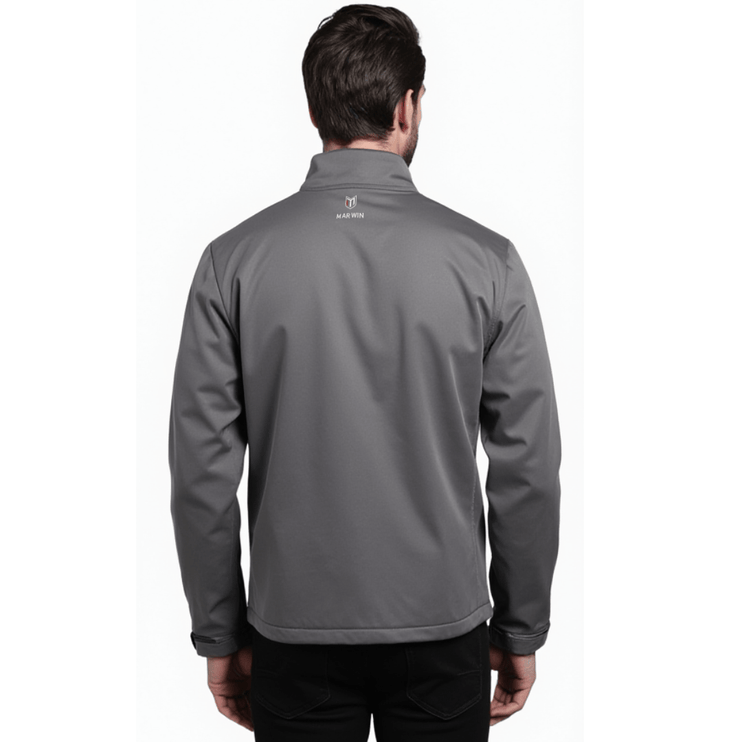 Marwin Sports Mopar Softshell Men's Jacket - Grey/Black - Marwin Sports