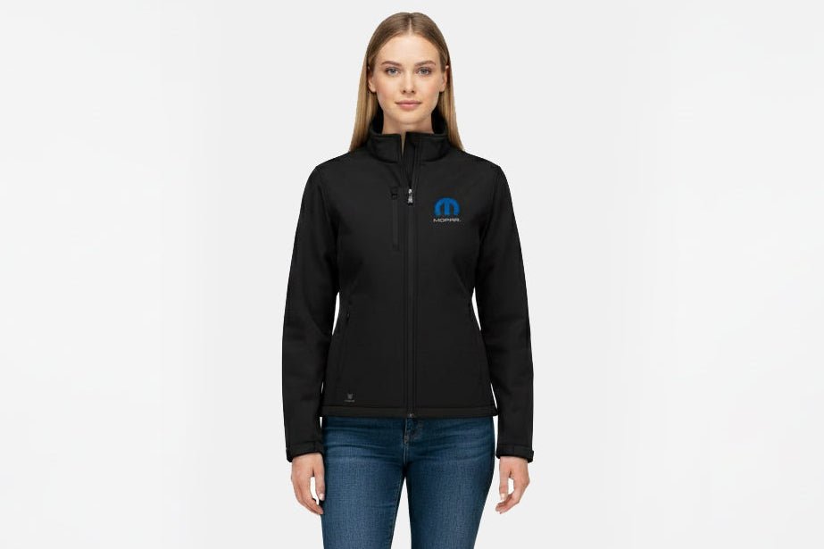 Marwin Sports Mopar Softshell Women's Jacket - Black - Marwin Sports