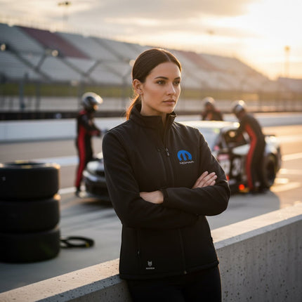 Marwin Sports Mopar Softshell Women's Jacket - Black - Marwin Sports