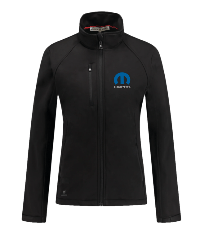 Marwin Sports Mopar Softshell Women's Jacket - Black - Marwin Sports