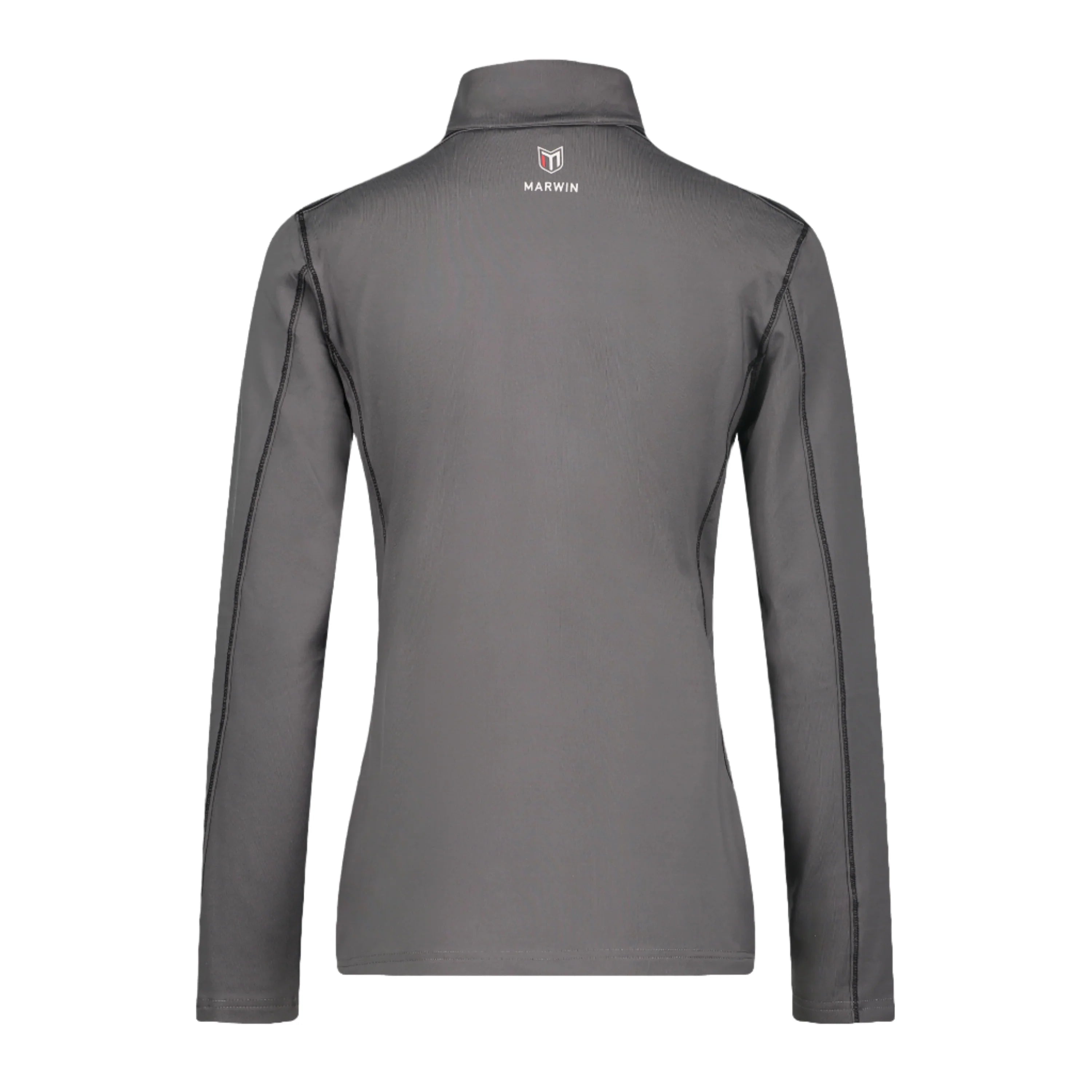 Marwin Sports Mopar Women's Quarter Zip Pullover - Grey/Black - Marwin Sports