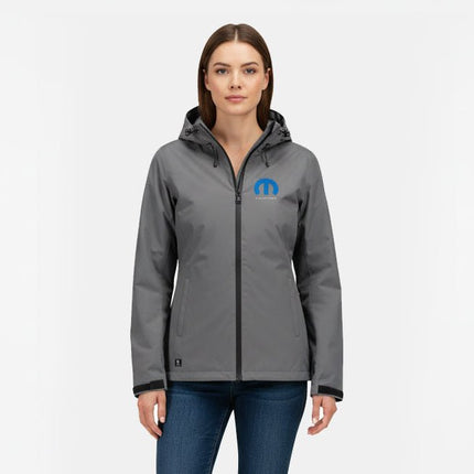 Marwin Sports Mopar Women's Rain Jacket - Grey/Black - Marwin Sports