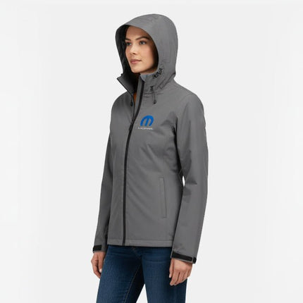Marwin Sports Mopar Women's Rain Jacket - Grey/Black - Marwin Sports