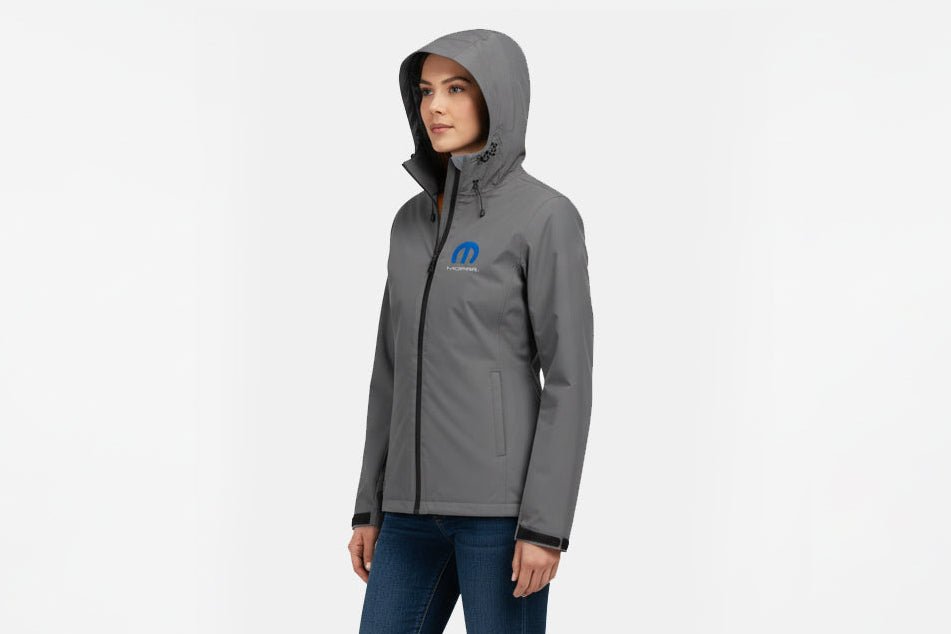 Marwin Sports Mopar Women's Rain Jacket - Grey/Black - Marwin Sports