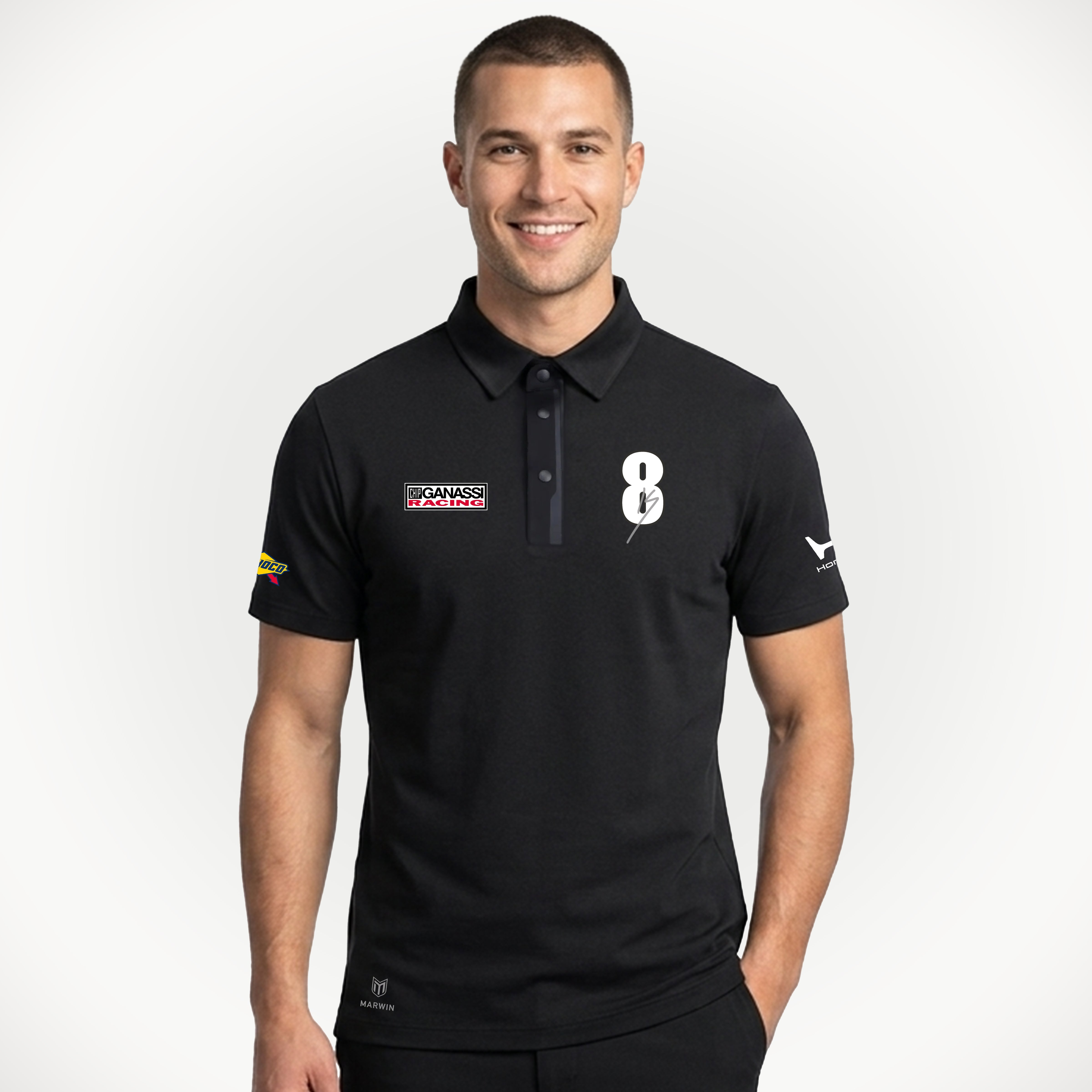 Men’s Timeless Button Polo – Official Kyffin Simpson CGR Fanwear - Marwin Sports