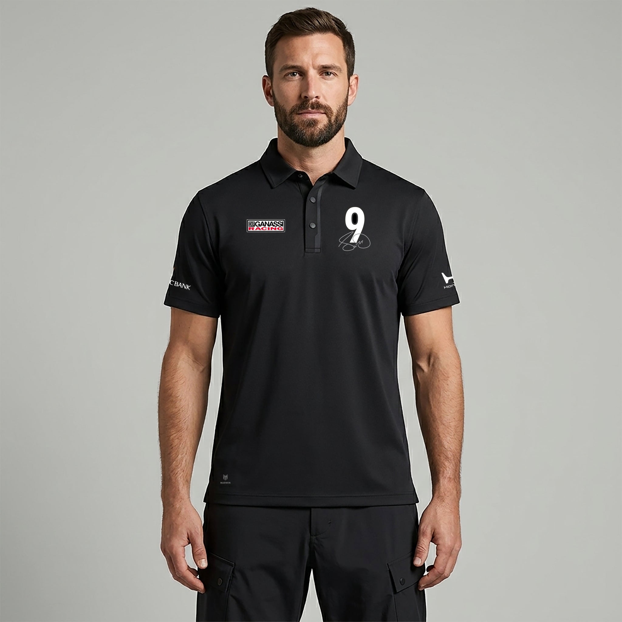 Men’s Timeless Button Polo – Official Scott Dixon CGR Fanwear - Marwin Sports