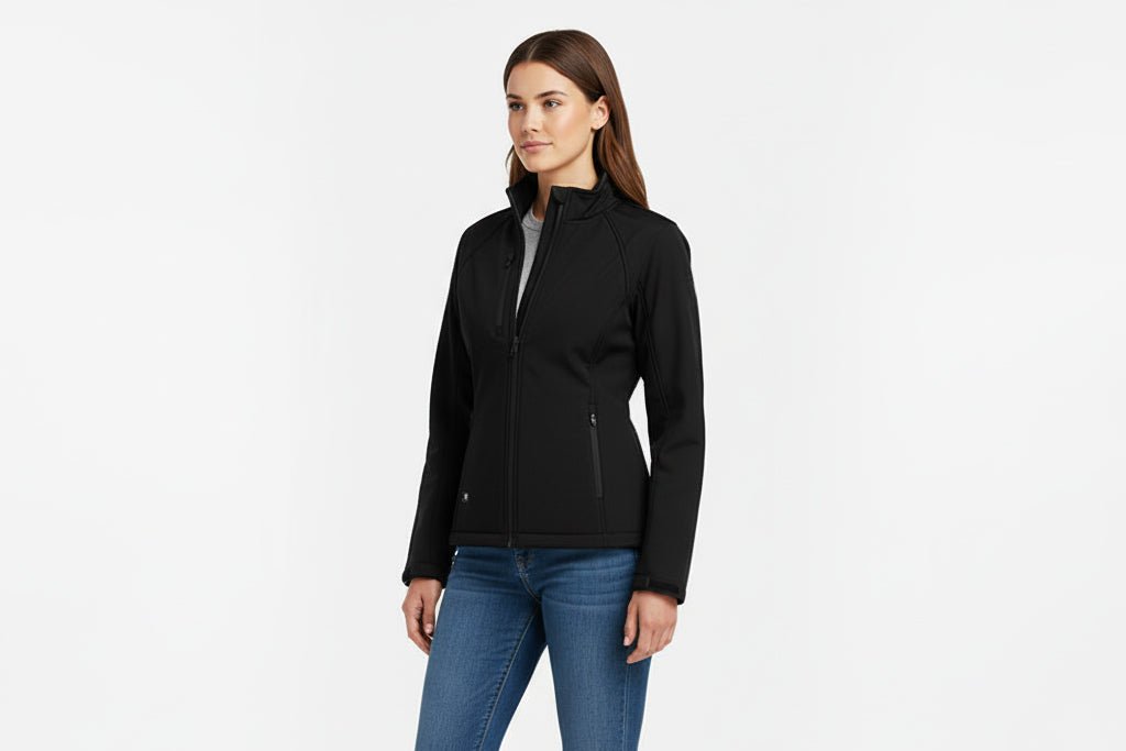 Monarch Women's Softshell Jacket - Black - Marwin Sports