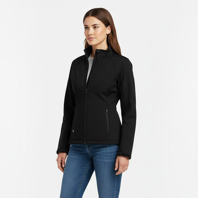 Monarch Women's Softshell Jacket - Black - Marwin Sports