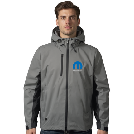Marwin Sports Mopar Men's Rain Jacket - Grey/Black