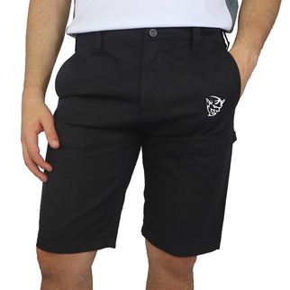 Marwin Sports Dodge Demon Men's Evolution Cargo Shorts - Black
