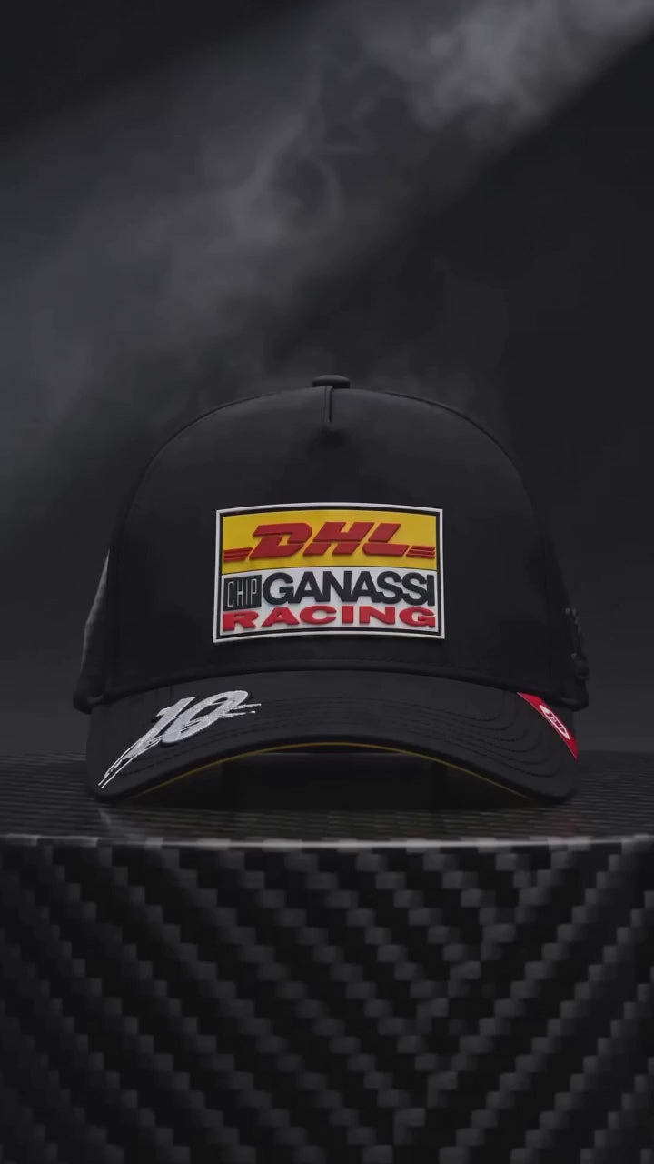 Marwin Sports AeroFlow Performance Hat – Official Alex Palou DHL Chip Ganassi Racing Fanwear
