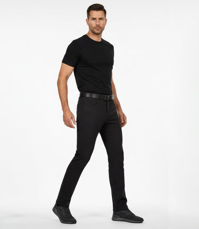 Proof Men's Performance Pants Slim Fit - Black - Marwin Sports