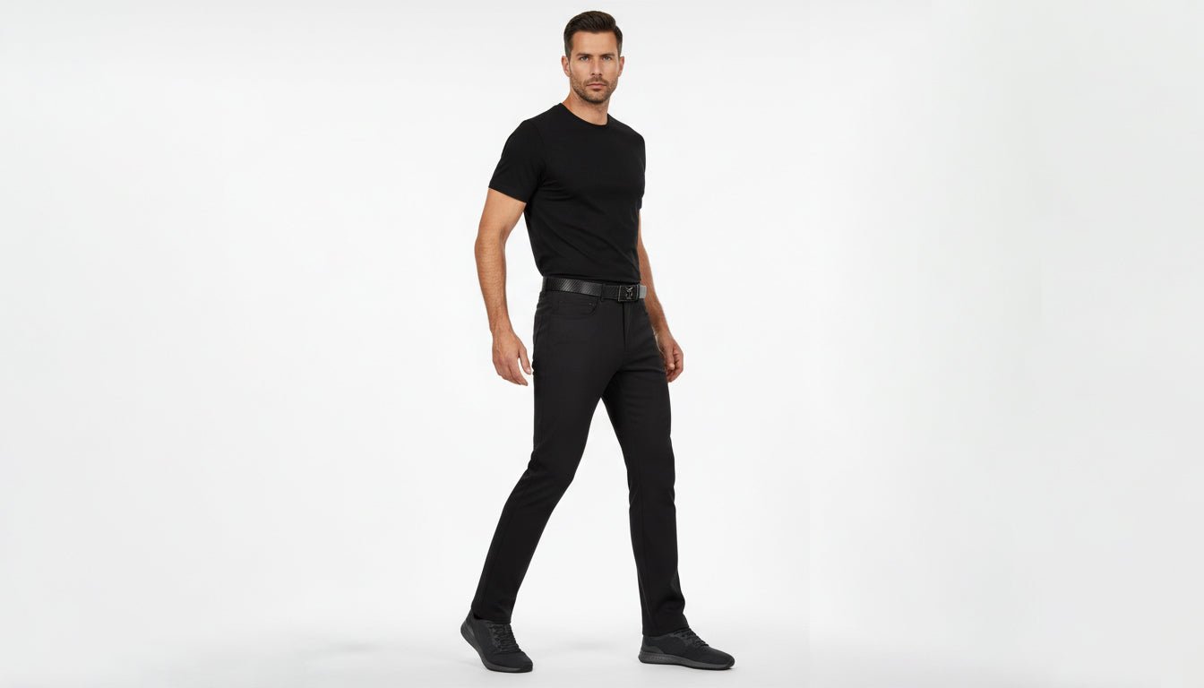 Proof Men's Performance Pants Slim Fit - Black - Marwin Sports